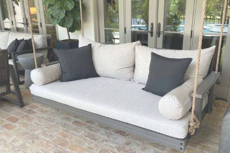 Styled seating with Pillow My Fancy throw pillows