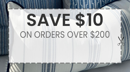 Save $10 on orders over $200
