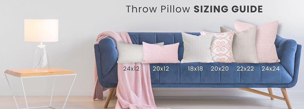 Throw Pillow Sizing Guide