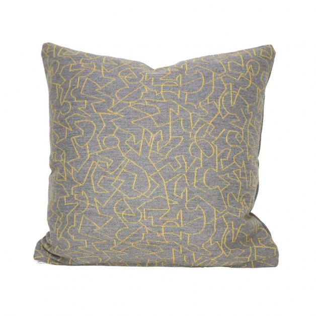 Indoor/Outdoor Sunbrella Overdraw Goldenrod 18x18 Throw Pillow