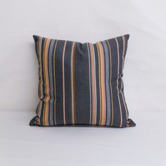 Indoor/Outdoor Sunbrella Stanton Greystone - 18x18 Throw Pillow