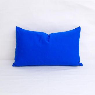 Indoor/Outdoor Sunbrella Canvas Pacific Blue - 20x12 Throw Pillow