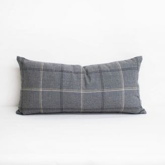 Indoor/Outdoor Sunbrella Paradigm Stone - 24x12 Throw Pillow