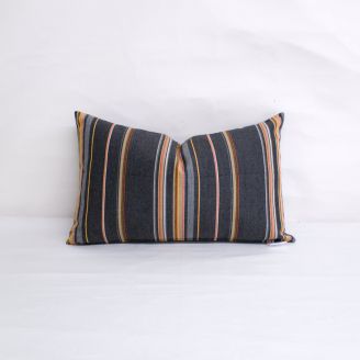 Indoor/Outdoor Sunbrella Stanton Greystone - 20x12 Throw Pillow