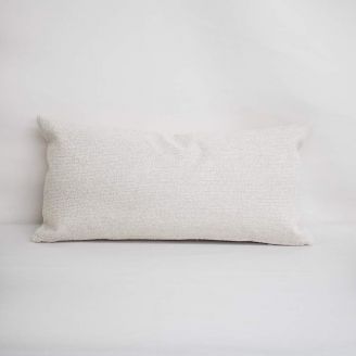 Indoor/Outdoor Sunbrella Surface Pearl - 24x12 Throw Pillow