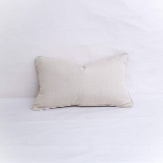 Indoor/Outdoor Sunbrella Linen Canvas - 20x12 Throw Pillow