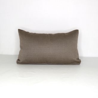 Indoor/Outdoor Sunbrella Action Taupe - 20x12 Throw Pillow