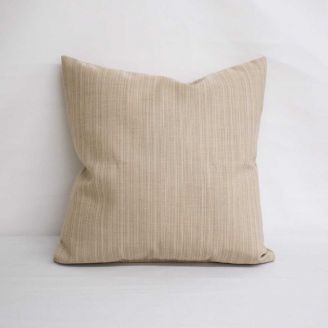 Indoor/Outdoor Sunbrella Dupione Sand - 18x18 Throw Pillow