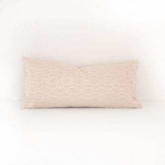 Indoor/Outdoor Sunbrella Adaptation Linen - 24x12 Throw Pillow
