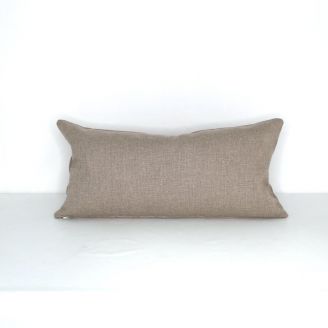 Indoor/Outdoor Sunbrella Blend Sand - 24x12 Throw Pillow