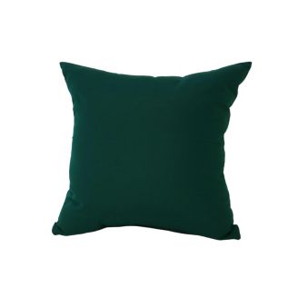 Indoor/Outdoor Sunbrella Canvas Forest Green - 18x18 Throw Pillow