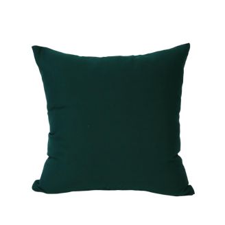 Indoor/Outdoor Sunbrella Canvas Forest Green - 20x20 Throw Pillow