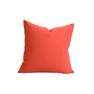 Indoor/Outdoor Sunbrella Canvas Melon - 18x18 Throw Pillow