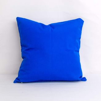 Indoor/Outdoor Sunbrella Canvas Pacific Blue - 22x22 Throw Pillow