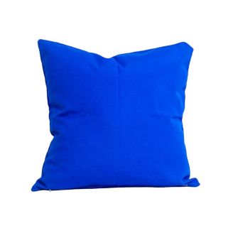 Indoor/Outdoor Sunbrella Canvas Pacific Blue - 20x20 Throw Pillow