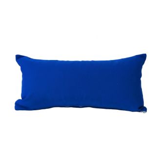 Indoor/Outdoor Sunbrella Canvas Pacific Blue - 24x12 Throw Pillow