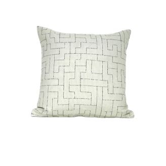 Indoor/Outdoor Sunbrella Create Smoke (Light Side) - 18x18 Throw Pillow