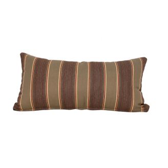 Indoor/Outdoor Sunbrella Davidson Redwood - 24x12 Throw Pillow