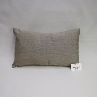Indoor/Outdoor Sunbrella Linen Stone - 20x12 Throw Pillow