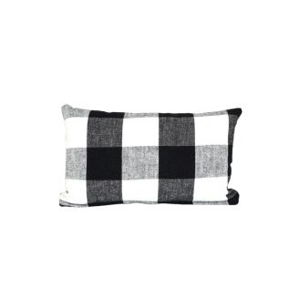 Indoor Fabricut Magers Check Domino - 20x12 Throw Pillow