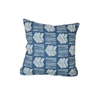 Indoor Fabricut Staccato Harbor - 18x18 Horizontal Stripes Throw Pillow