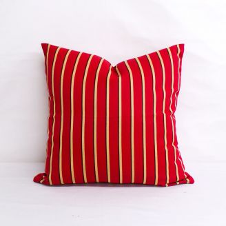 Indoor/Outdoor Sunbrella Harwood Crimson - 20x20 Throw Pillow