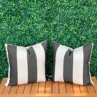 Pair of 2 Indoor/Outdoor Sunbrella Cabana Classic - 18x18 Throw Pillows