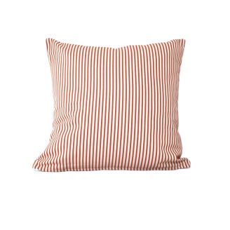 Indoor/Outdoor Perennials Jake Stripe Mandarin - 18x18 Throw Pillow