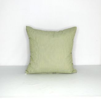 Indoor/Outdoor Perennials Ticking Stripe Sprout - 18x18 Throw Pillow