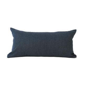 Indoor/Outdoor Sunbrella Pique Denim - 24x12 Throw Pillow