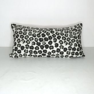 Indoor Patio Lane Cheetah Inkblot - 24x12 Throw Pillow