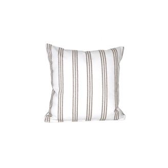 Indoor Patio Lane Eggshell Stripe - 18x18 Throw Pillow