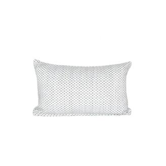 Indoor Patio Lane Grey Pebbles - 20x12 Throw Pillow