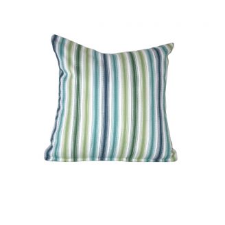 Indoor Patio Lane Seaweed Stripe - 18x18 Throw Pillow