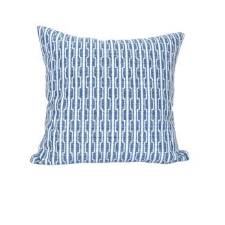 Indoor Patio Lane Zip Blue - 22x22 Throw Pillow