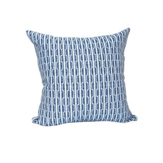Indoor Patio Lane Zip Blue - 24x24 Throw Pillow
