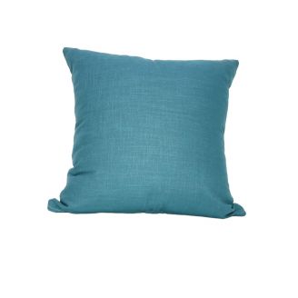 Indoor Robert Allen Linen Slub Turquoise - 24x24 Throw Pillow
