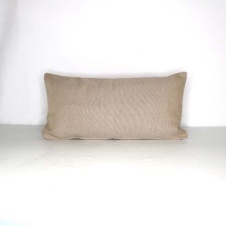 Indoor/Outdoor Sunbrella Sailcloth Sahara - 24x12 Throw Pillow