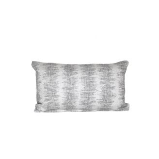 Indoor/Outdoor Sunbrella Thibaut Danube Ikat Stripe Sterling Grey - 20x12 Throw Pillow