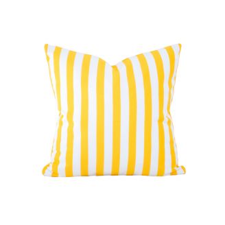 Indoor Patio Lane Sunflower Stripe - 18x18 Throw Pillow