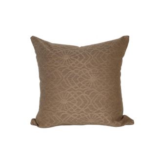 Indoor/Outdoor Sunbrella Timbuktu Sand - 20x20 Horizontal Stripes Throw Pillow