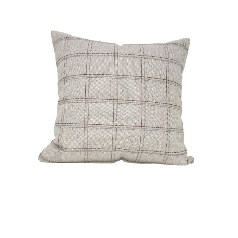 Indoor/Outdoor Sunbrella Hunt Dune 24x24 Throw Pillow